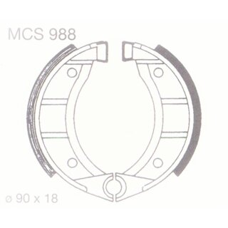 Bremsbeläge Bremstrommel Brake Shoe Kit Bremsbacken TRW/Lucas MCS 988