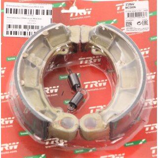 Honda CX GL CBX VT VF 500 650 600 750 Bremsbeläge Bremstrommel Brake Shoe Kit Bremsbacken TRW/Lucas MCS 806