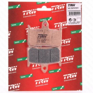 Bremsbelag Bremsbeläge Brake Pad Set  TRW/Lucas MCB 593 SV