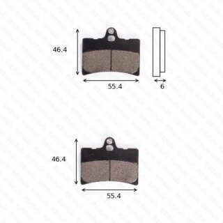 Bremsbelag Bremsbeläge Brake Pad Set  TRW/Lucas MCB 649