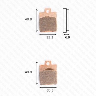 Bremsbelag Bremsbeläge Brake Pad Set  TRW/Lucas MCB 695