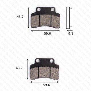 Bremsbelag Bremsbeläge Brake Pad Set  TRW/Lucas MCB 694