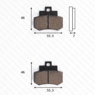 Bremsbelag Bremsbeläge Brake Pad Set  TRW/Lucas MCB 733 LF