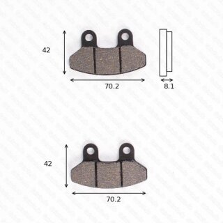 Bremsbelag Bremsbeläge Brake Pad Set  TRW/Lucas MCB 779