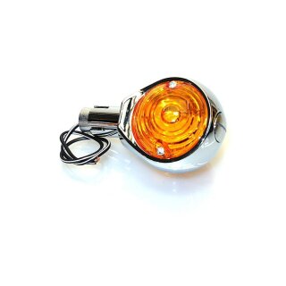 CBP Blinker Ochsenauge Alu verchromt, 22 mm 7/8 Zoll Lenker Turn Signal 1 pc / 1 Stück