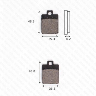 Bremsbelag Bremsbeläge Brake Pad Set  TRW/Lucas MCB 827