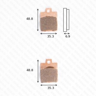 Bremsbelag Bremsbeläge Brake Pad Set  TRW/Lucas MCB 695 EC