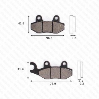 Bremsbelag Bremsbeläge Brake Pad Set  TRW/Lucas MCB 689 EC