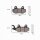 Bremsbelag Bremsbeläge Brake Pad Set  TRW/Lucas MCB 689 EC