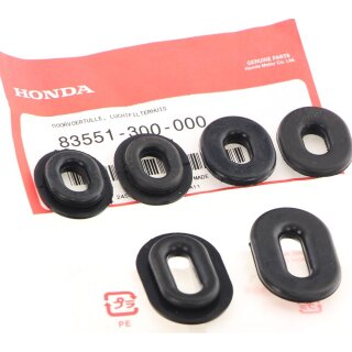 Honda CB 750 Four K0-K6 Gummi Set Seitendeckel original Rubber Set Side Cover