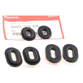 Honda CB 500 550 750 Four K7 F1 F2 Gummi Set Seitendeckel original Rubber Set Side Cover