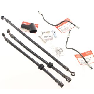 Honda CB 750 Four Bremsleitung Kit Doppelscheibe Hoher Lenker Brake Hose Kit High Handle 2.Disc