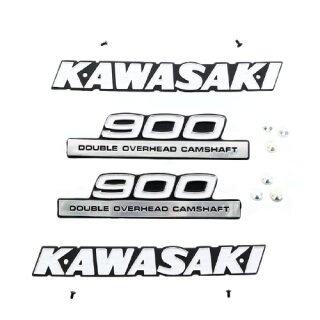 Kawasaki Z 900 Z1 Z1B Tank Seitendeckel Emblem Set Tank Side Cover Emblem Kit