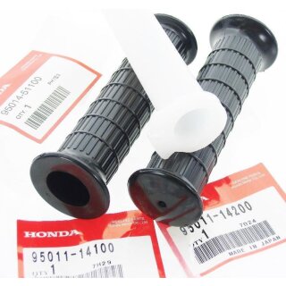 Honda CB 750 Four K0 Griffgummi Gasgriffrohr Set Rubber Grip Pie Handle