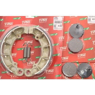 Honda CB 750 Four K0-K6 Bremsbeläge Bremsbacken Doppelscheibe Vo+Hi Brake Pad Shoe Set