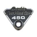 Honda CB 450 K "Double OverHead Cam" Emblem Seitendeckel  Diamond