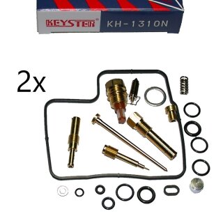 Vergaser Repartur -/ Dichtsatz 2x Carb Rep / Gasket Honda VT600C Shadow PC21 Bj.90-97 KH-1310N