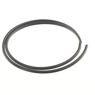 YaJak Zündkabel Silikon schwarz Ø 7mm 1m lang Zündkabel  Ignition Wire Black