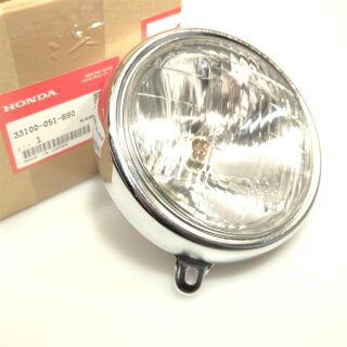 Honda Z 50 Monkey 6v Scheinwerfer Einsatz Chromring 130mm Headlight